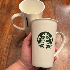 Set of two Starbucks mugs